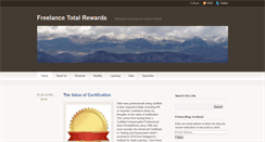Desktop Screenshot of freelancetotalrewards.com